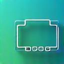 Icon of a vehicle license plate